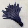 Natural  50pcs Rooster Tail Feather  Plumes 25-45CM 10-18inch Beige DIY Dyed Cock Tail Clothing Accessories Jewelry Performance