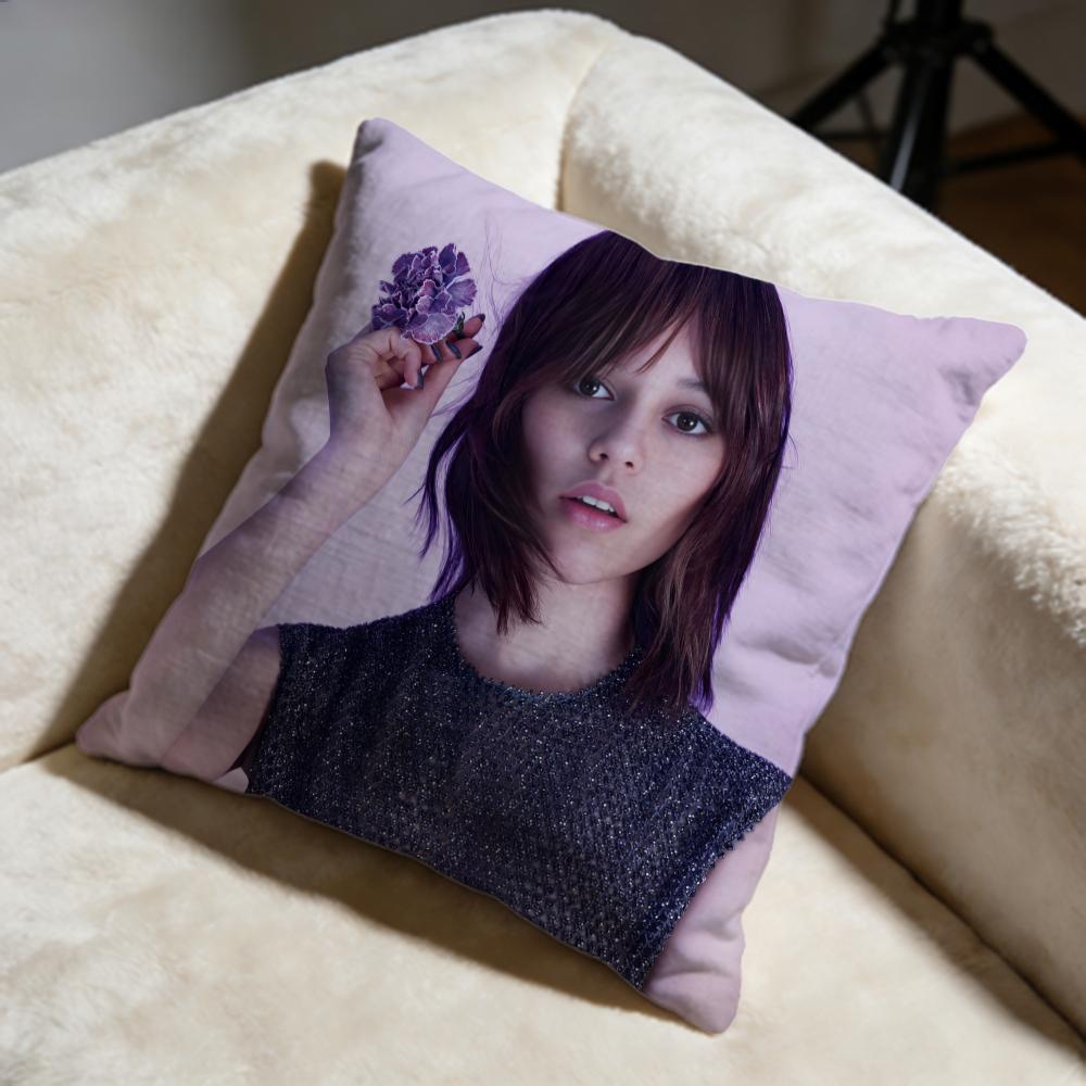 Popular JJenna Ortegaful Cushion Cover Soft Decorative Pillow Case Suitable for Bedroom Sofa Car Travel Use