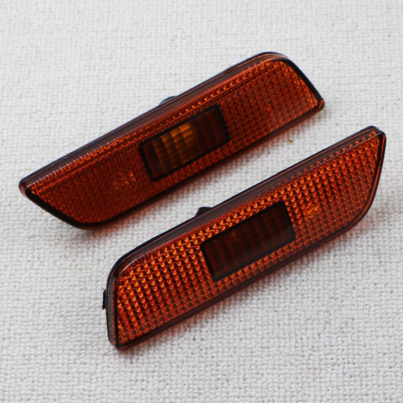 9188263 For Volvo S80 2002 2003 2004 2005 2006 Front Marker Turn Signal Indicator Lamp Light Lens Housing Left Right 9188264