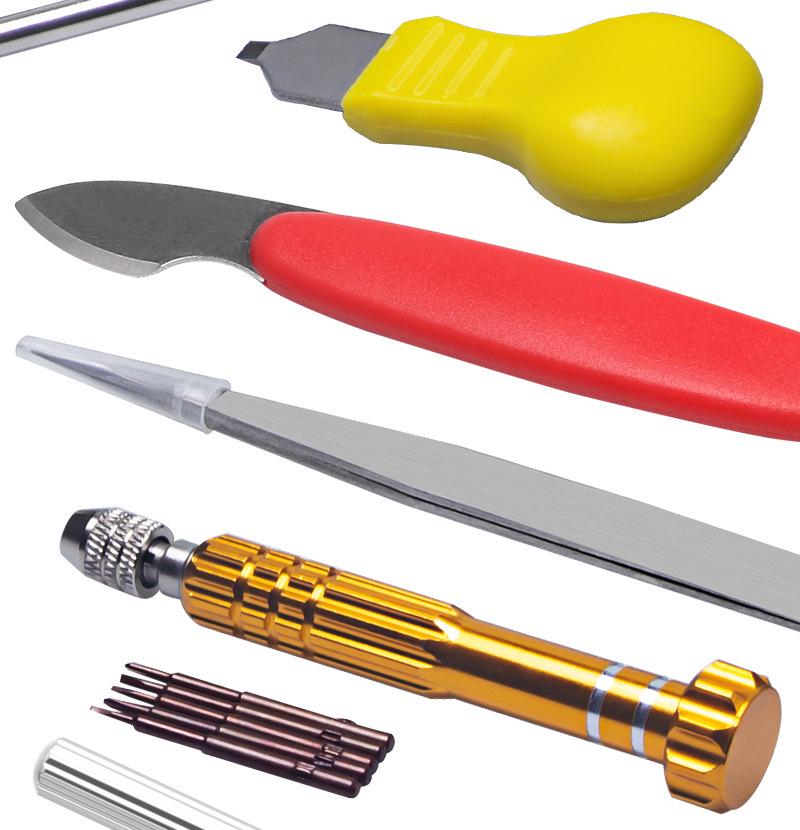 Набор инструментов для ремонта часов из 147 предметов с набором для разборки и открывателем в сумке для инструментов