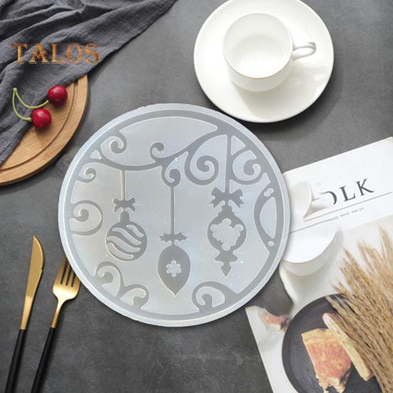 Форма для коврика для чашки, антипригарная декоративная форма, 9 стилей, полезная форма для коврика для чашки в форме рождественской елки на Рождество