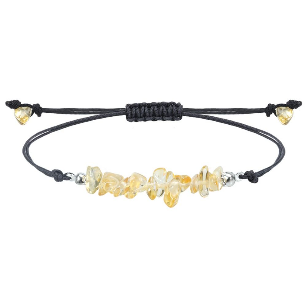 Ins Amethysts Bracelets Colored Gravel Bracelet Beads New Irregular Gravel Bracelets