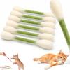 6-pack Cotton Swab Design Including Catnip Giant Chew Stick Cat Toy Interactive Felt Toy For Cats And Pets Gift Acssory