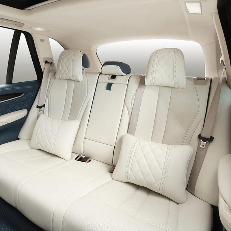 Подголовник для Mercedes Benz Maybach S-Class, роскошные автомобильные подушки, дорожные подушки для шеи, подушка для сиденья, поддержка кожи NAPPA