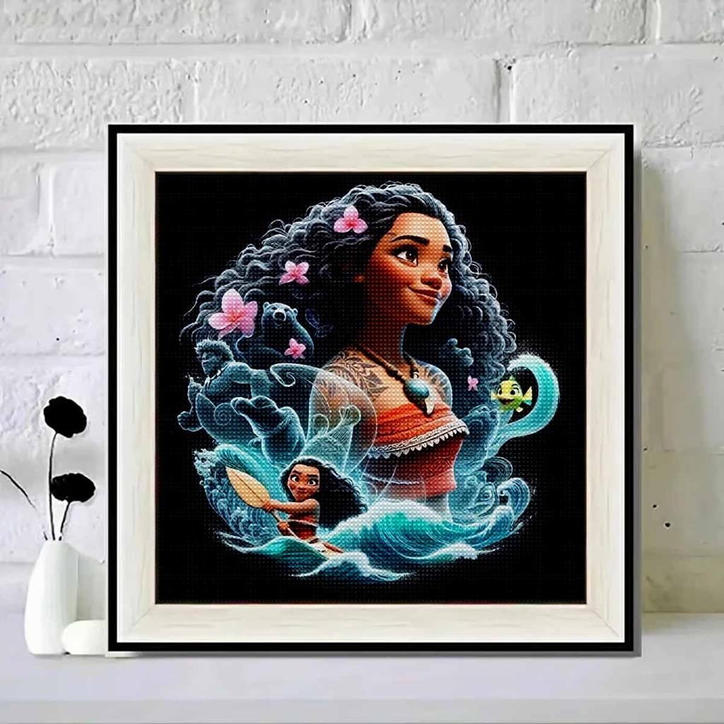 DIY Diamond Painting Round Diamond Motana Full Diamond Mosaic Home Decoration Painting Cross Stitch Kit