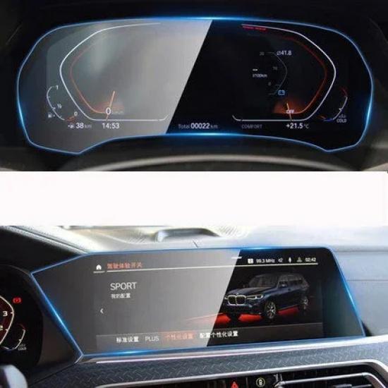 Для BMW X5 X6 X7 G05 G06 G07 Автомобильный GPS-навигатор LCD-экран Закаленное стекло Защитная пленка Антицарапная пленка