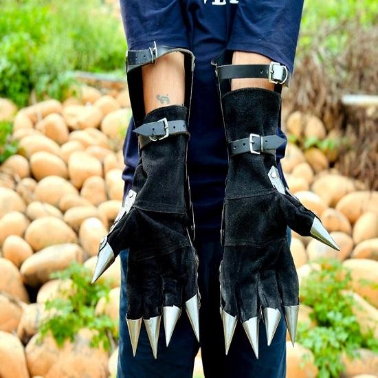 Набор перчаток для гравировки Nazgul, пара перчаток для средневекового рыцаря, лучший костюм на Хэллоуин для ролевой игры, подарок для косплея