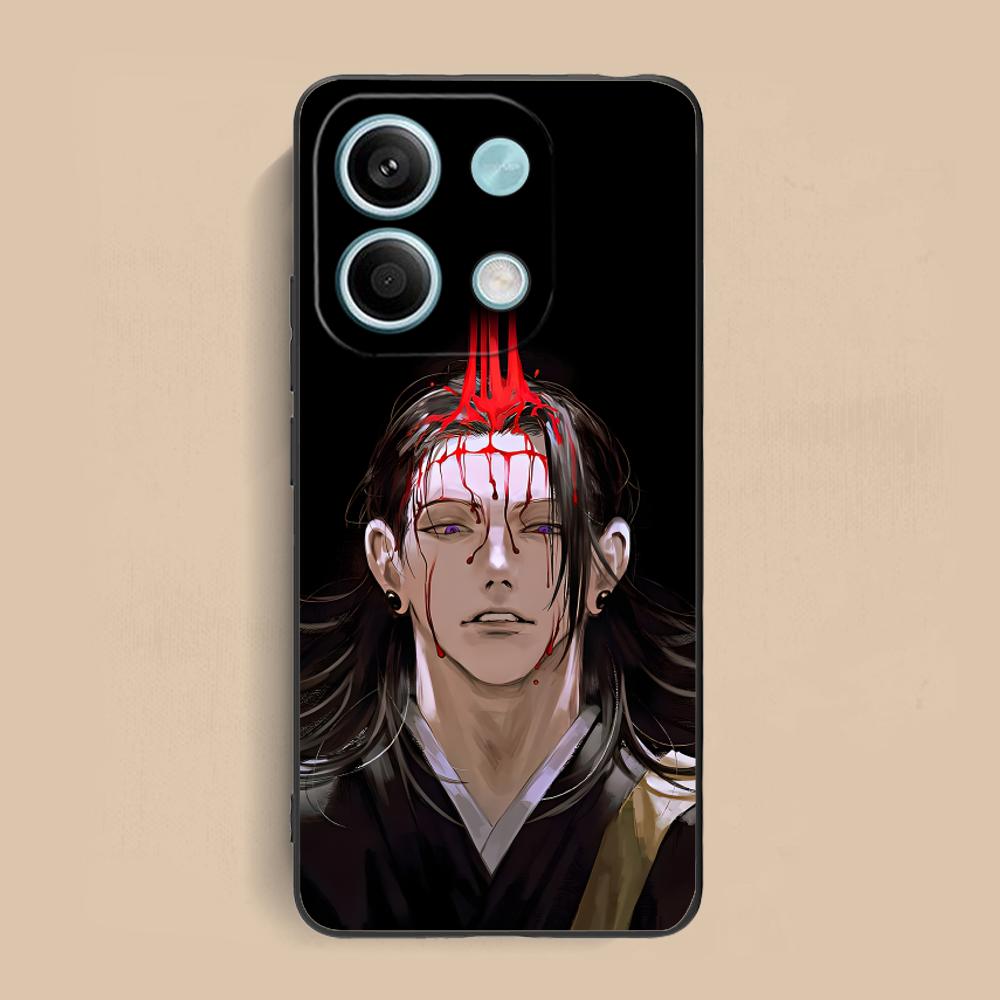 Чехол для телефона Jujutsu Kaisen Geto Suguru для Xiaomi Redmi Note 14 13 12 11 S Pro Plus 4G 5G Цветной печатный чехол Роскошный Красивый