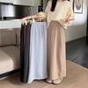 Women's Fleece Lined High Waist A-Line Sweatshirt Midi Skirt with Drawstring
