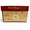 Pristine Salvatore Ferragamo pumps Vala Logo Metal Ribbon Leather black 6 Used