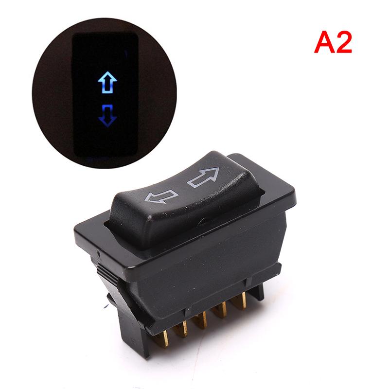 Dpdt Dc 12V 20A Универсальный Автомобильный Выключатель Стеклоподъемника 5 Штырей Черный