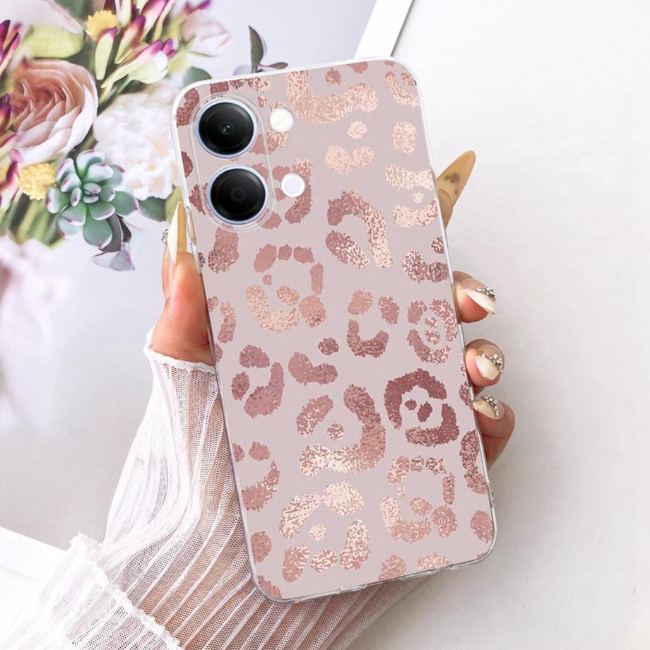 For Vivo Y05 Y11D 4G / Vivo Y11 5G Y21 5G Phone Case Soft Silicone Clera Cover Butterfly Dragon Cat Floral Painting Bumper Funda
