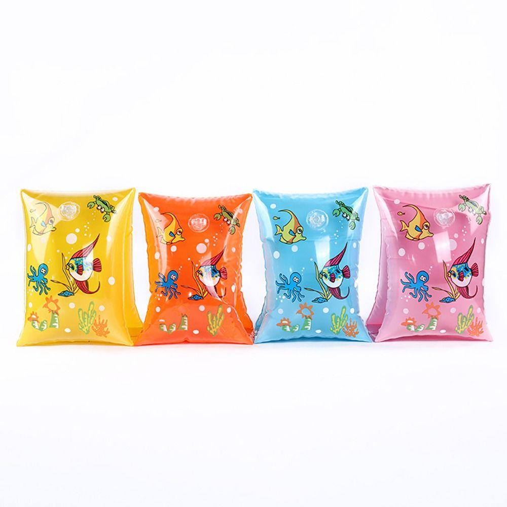 2x Sporting Goods Inflatable Arm Bands Comfortable To Wear Swim Accessory Float Bands Kids Adults