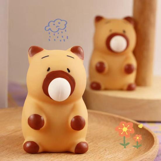 Игрушка для выдавливания глаз, снимающая тревогу, животное, фрукт, овощ, сенсорная игрушка для детей, взрослых, капибара, сова, огурец, ананас, помидор, игрушка для снятия стресса