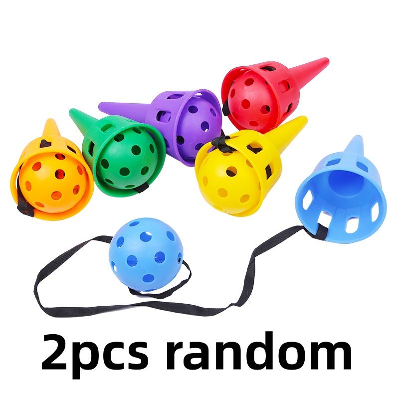 Throwing Catching Game Set - Receiving Ball Sensor Trainer Outdoor Toy for Children's Hand Eye Coordination Training