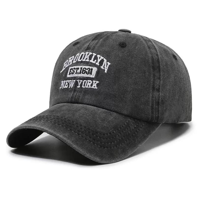 Новая бейсболка из вышитого хлопка Brooklyn, повседневная, унисекс, классическая, для мужчин и женщин, для улицы