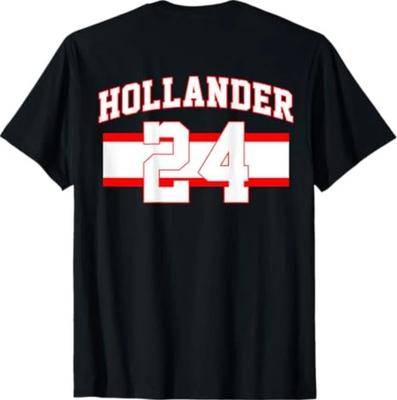 Футболка для фанатов Hollander Hockey 24 Стиль Имя Номер