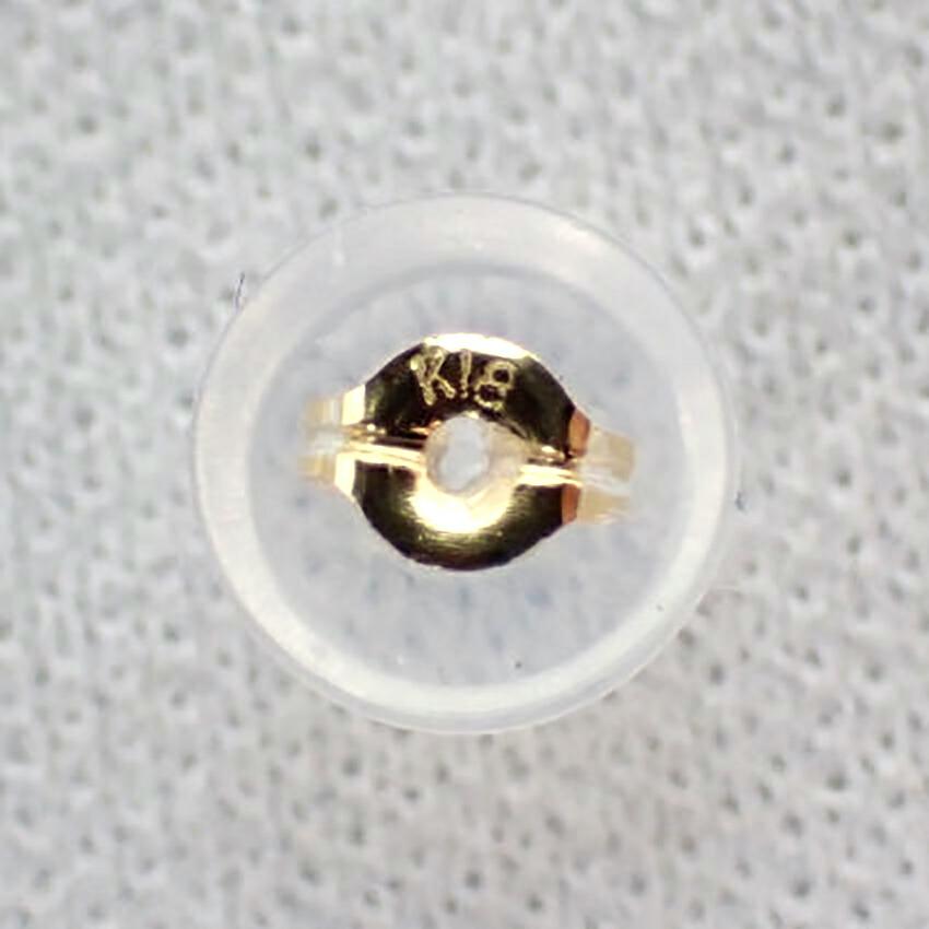 [New] K18 Rhodolite Garnet Diamond Marquise Earrings [i6-4]