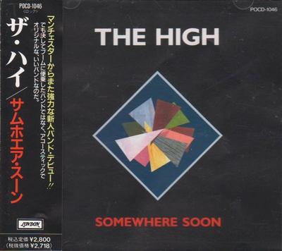 CD HIGH - Somewhere Soon POCD1046 London Records 1991 Япония ObiRock Б/У