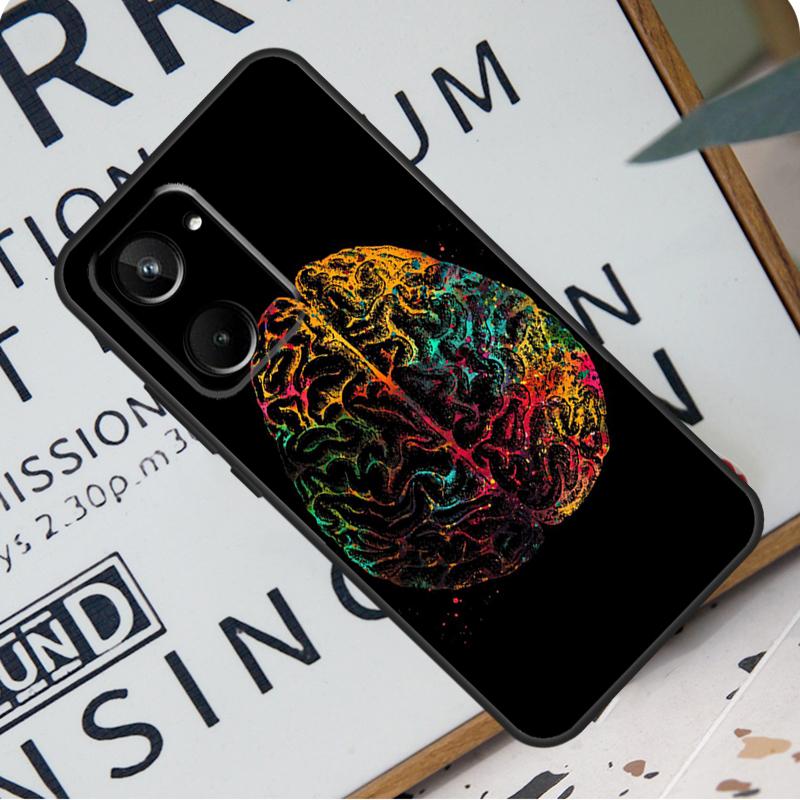 Человеческое Сердце Мозг Легкие Для Realme C31 C33 C35 C51 C53 C55 C67 GT5 GT Neo 6 9 10 11 12 Pro Plus C21Y C25s C30 Чехол