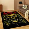 3D Ковер с логотипом хэви-метал группы Slayer для спальни, гостиной, дивана, прихожей, домашнего декора, коврик для детской игровой зоны, нескользящий