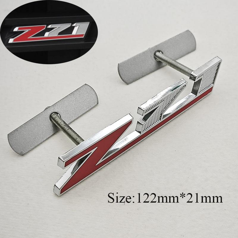 3D Metal Car Styling Logo Z71 Z71 OFF ROAD Trunk Badge Front Grille Emblem Sticker For Chevrolet Silverado Colorado Cheyenne