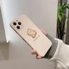 Боковая мультяшная мишка для IPhone16 для Apple 17 Чехол для телефона 15Pro Max Всесторонний 14/X для 8p/13 Матовый