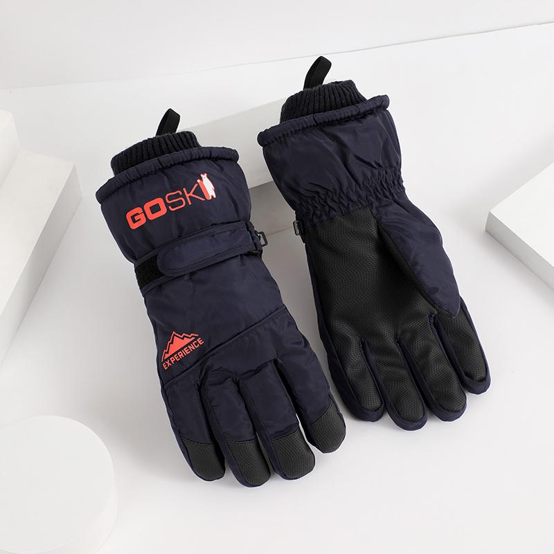 Winter Touch Screen Warm Gloves for Cold Proofing and Velvet Men and Women Ski Gloves Outdoor Thickened Fashionable Cycling Gloves