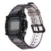 Compatible G-SHOCK Band, Premium TPU Resin, 13 Colors Available, Transparent, Durable, Casio Band Strap, Compatible with DW-5000, GW-M5610, M5630, GLX