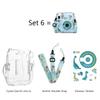 3 in 1 Transparent Sticker Protective Shell Camera Cover Storage Case Photo Bag