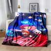 3D Print J-Jujutsu-K- Kaisen Anime Pattern Flannel Blanket,Multi-purpose Holiday Gift Blanket Warm And Soft Blankets All Seasons