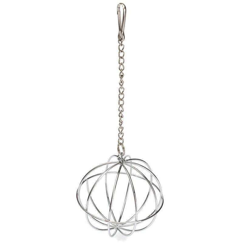 Sphere Feed Dispenser Hanging Ball Toy Guinea Pig Hamster Rat Rabbit Pet Supply