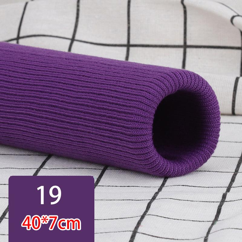 Шитье для одежды своими руками, хлопковая подол, нижняя манжета, эластичная трикотажная ткань в рубчик с резьбой