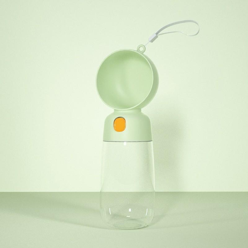 Pet Outdoor Dog Walking Cup Companion Cup Хранение еды и кормление водой 2-в-1 Бутылка для воды Портативный диспенсер для воды для собак