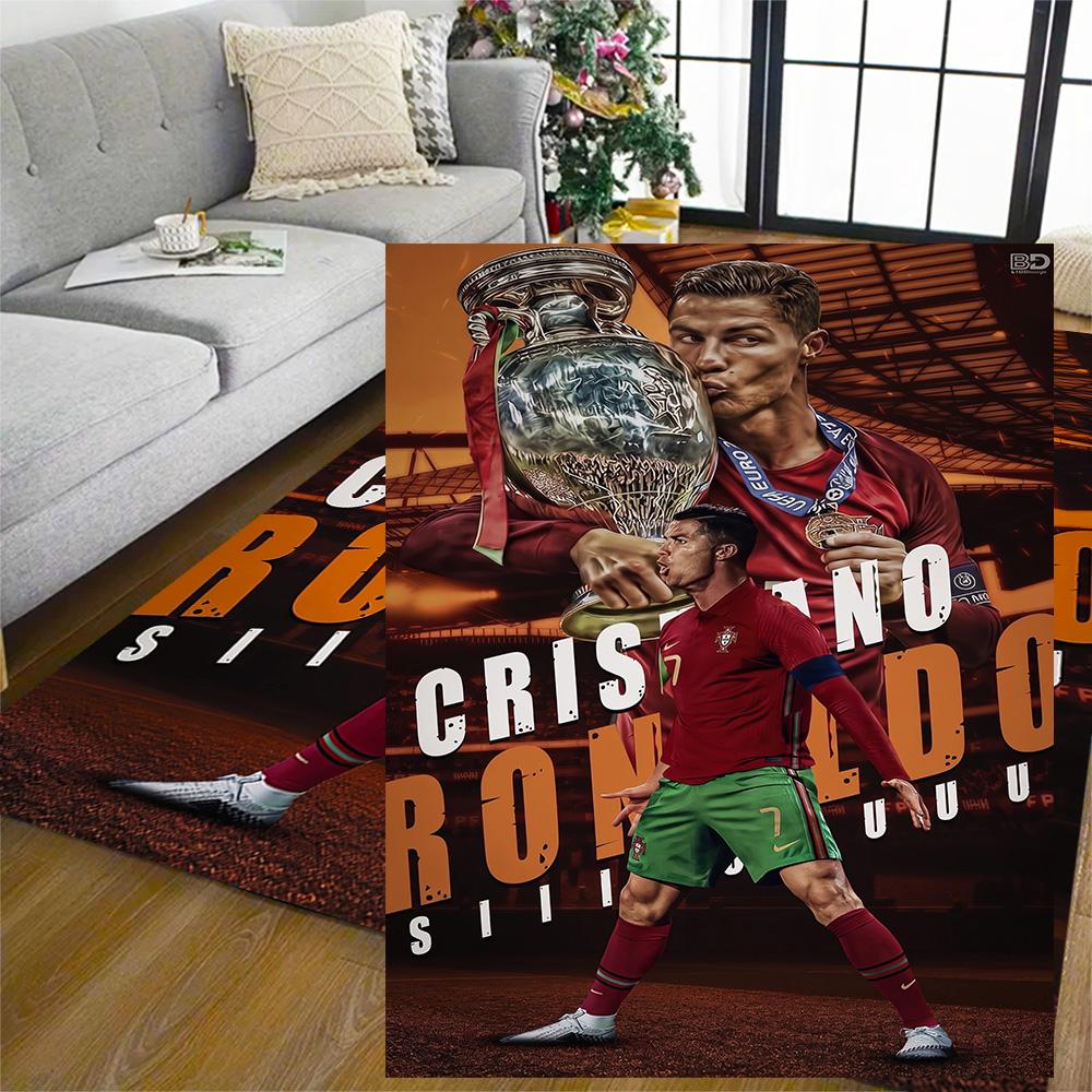 Cristiano Ronaldo Celebration Area Rug Suitable for Game Room Playrooms Entryway Outdoor Antislip Carpet Office home decor