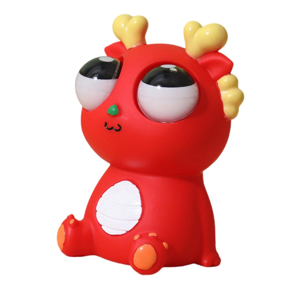 Squeeze Dragon Toy Animal Eyeball Burst Toy Funny Squeeze Dragon Eyes Out Toys Simple Fidget Toys for Hand Exercise