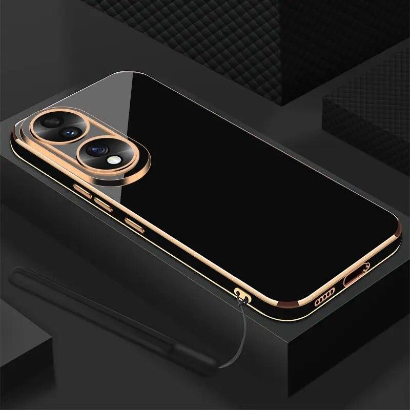 Чехол для Honor X7b Honor X7B, чехол CLK-LX1 CLK-LX2 CLK-LX3, роскошный квадратный чехол для телефона Honor X7 X7A, противоударная задняя крышка