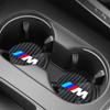 2026 Hot 2pcs Carbon Fiber Non-slip Water Cup Mat Car Accessories Silent Coaster For BMW M Emblem E46 E36 E34 F10 E90 F30 E60 F30 E53 E30 h1