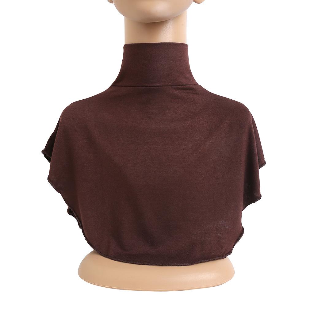 Mercerized Cotton High Neck Warmer - Women's Collar H010