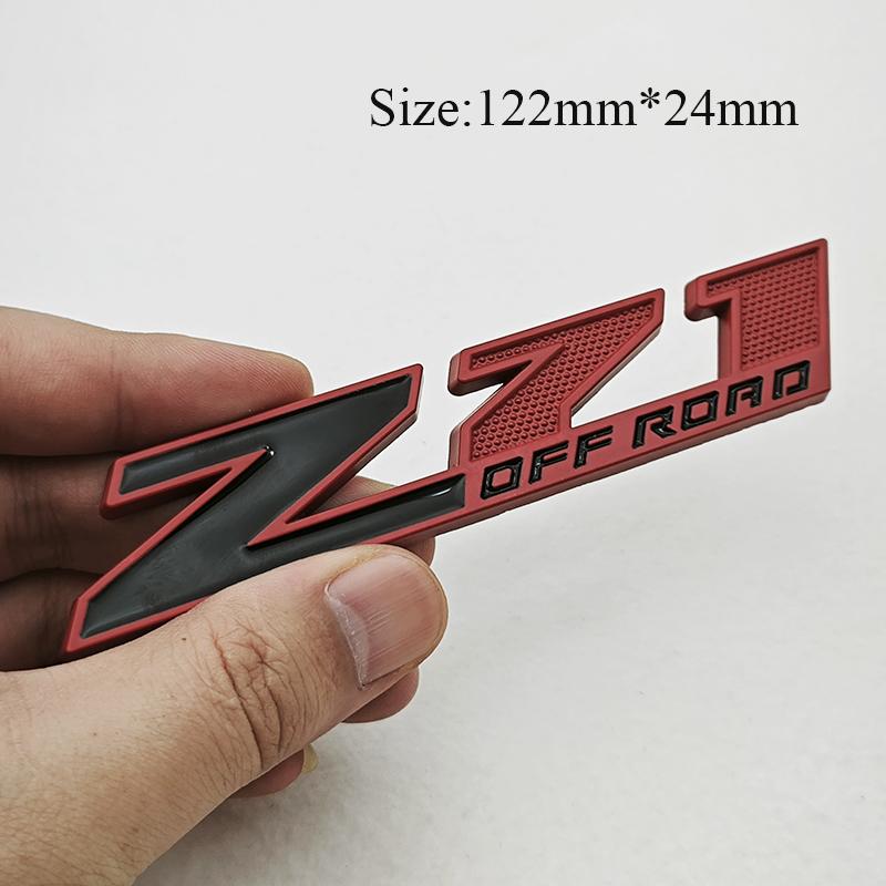 1pc Z71 Off Road Emblem Badge for Chevrolet Silverado GMC Sierra 1500 2500HD 3D Logo Fender Tailgate Decal Car Accessories