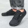 Men's New Wide Toe Mesh Casual Sneaker Breathable Walking Summer Casual Flat Bottom Anti Slip Sports Trendy Shoes for Men