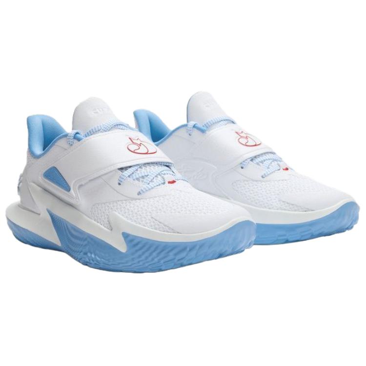 Curry Brand Curry Fox 2 Синее Пламя Унисекс Кроссовки Белые 6001647-100