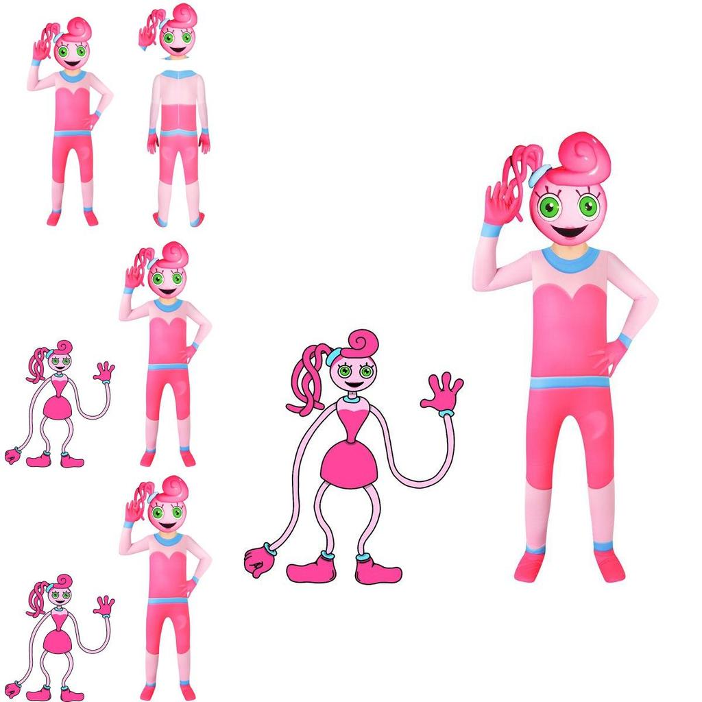 Игривый костюм для косплея Poppy Playtime Mommy для детей, идеально подходящий для Хэллоуина и карнавалов