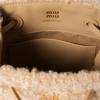 Miu Miu Adjustable Shoulder Strap Metal Logo Lambskin Crossbody Bag Women bags Camel 5NF460_AF7T_F0036