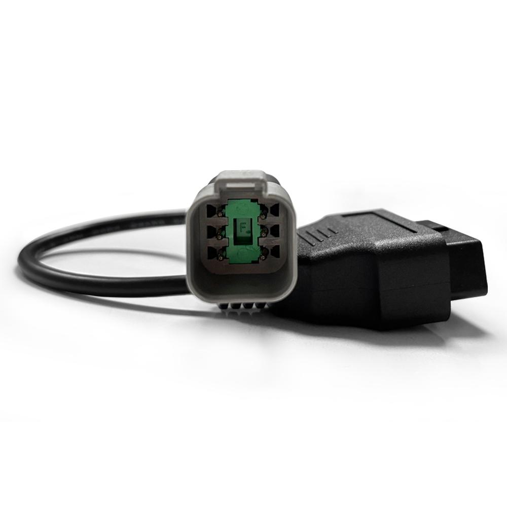 OBD2 Diagnostic Cable For Yanmar Engine System 6 Pin to 16 Pin For 24V Diesel Vehicles OBDII Car Diagnostic Adapter Connector
