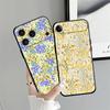 Чехол для телефона Funda для Apple iPhone 17 Pro Max XR XS MAX 17e 12 Air 11 16 14 13 15 Pro 7 8 Свежие цветы