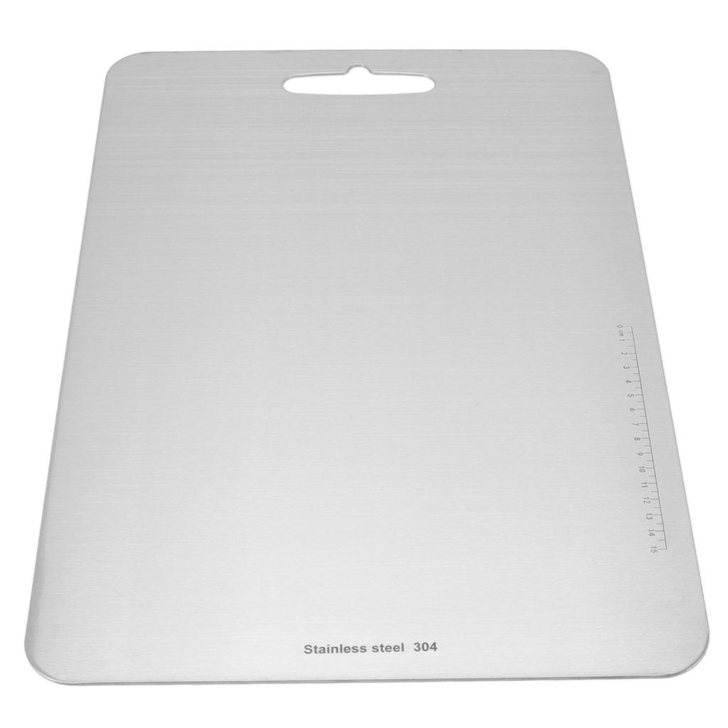 Разделочная доска двусторонняя 304 нержавеющая сталь легко чистится для приготовления пищи кухня L