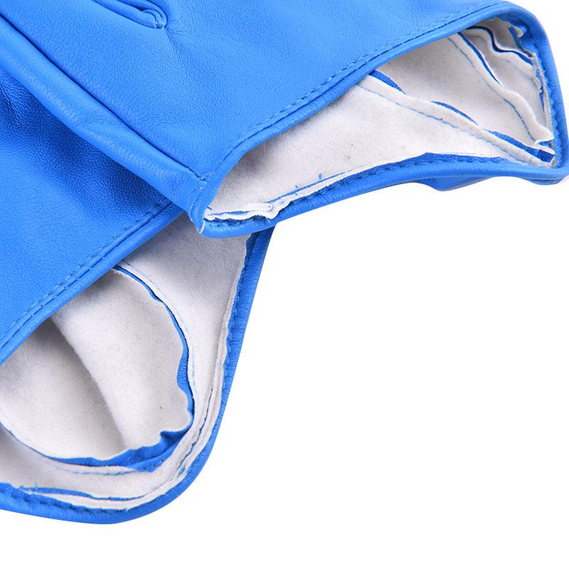 Дизайнерские сексуальные кожаные перчатки для женщин, полупальмовые кожаные перчатки из искусственной кожи, вечерние шоу