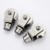 2-дюймовое универсальное колесо из нержавеющей стали 304 с V/U-образным пазом - Прочное и коррозионно-стойкое колесо для откатных ворот/напольных направляющих/дверей