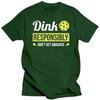 Винтажные футболки Dink Responsibly Funny Pickleball для мужчин, хлопковые футболки с круглым вырезом, футболки с коротким рукавом, идея для подарка, одежда
